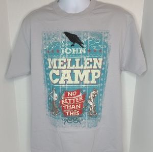 John Mellencamp No Better Than This Concert Gray T-Shirt Large